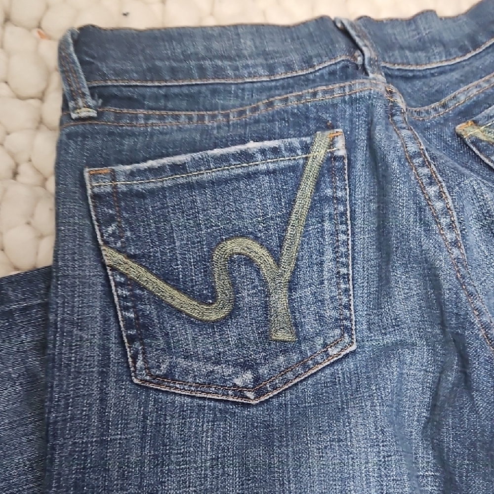 Citizens Of Humanity Dark Blue Flare Jeans - Picture 5 of 5
